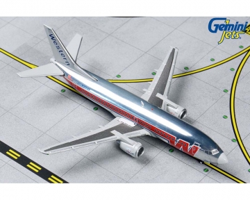 Western Airlines B737-300 Polished N306WA 1:400 GeminiJets GJWAL1202